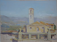 15 San Domenico, Perugia Oil on board 9 x 12 inches