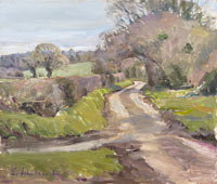 18 A March lane near West Meon, 
