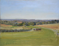 35 Glorious Goodwood Oil on board 9x12 inches £3,000